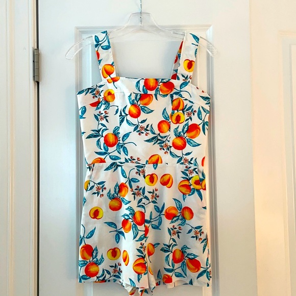 Amanda Uprichard Ace Romper in Peaches - Picture 3 of 5